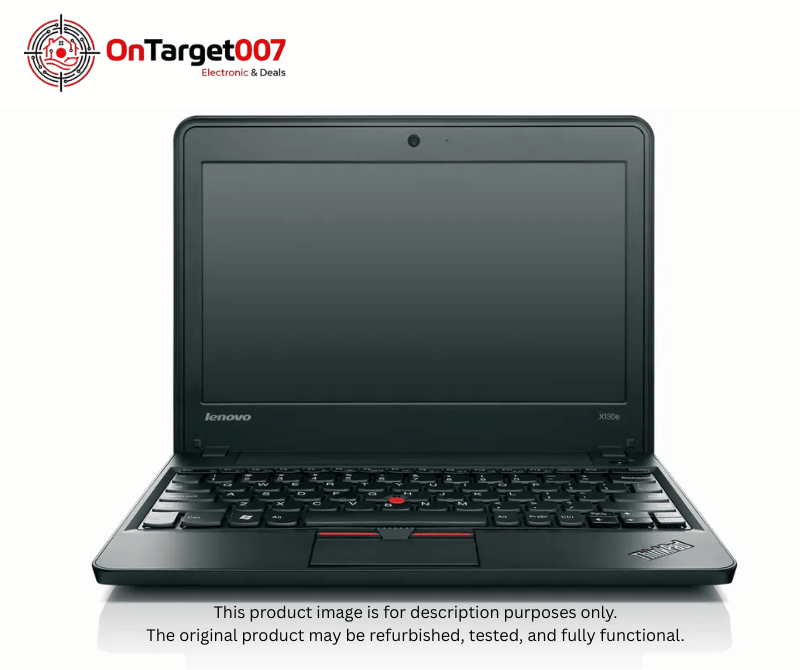 Lenovo ThinkPad X130e Laptop – Intel Celeron 857, 4GB DDR3 RAM, 120GB SSD