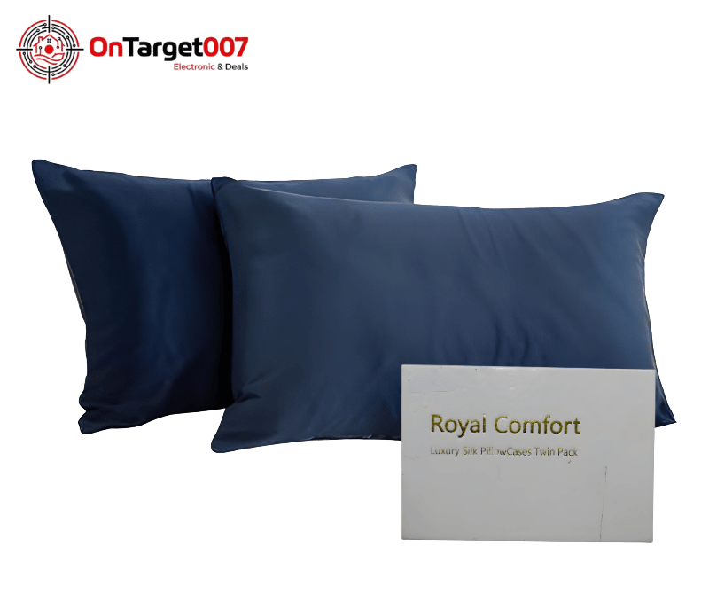 Silk Pillow Case Twin Pack - Royal Comfort
