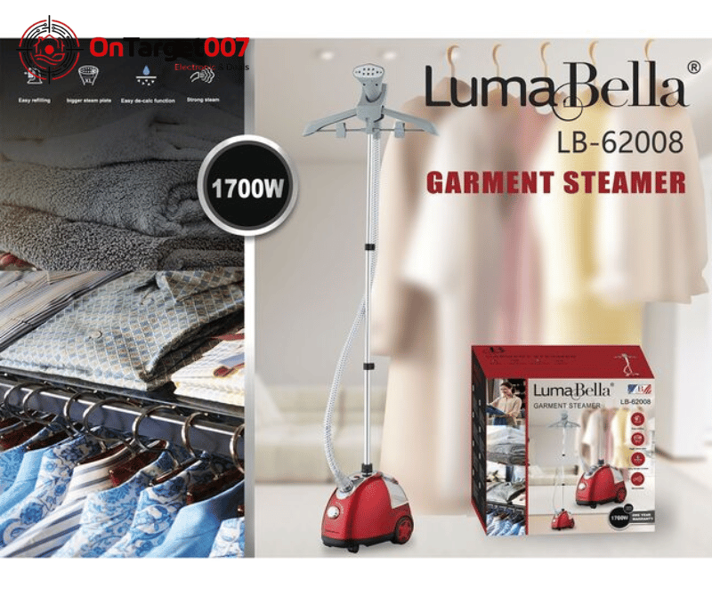 LB-62008 Garment Steamer – Portable Handheld Steam Iron for Clothes