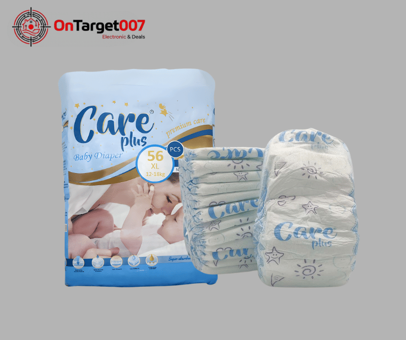Pampers XL Plus Diapers with Care DryLock Technology