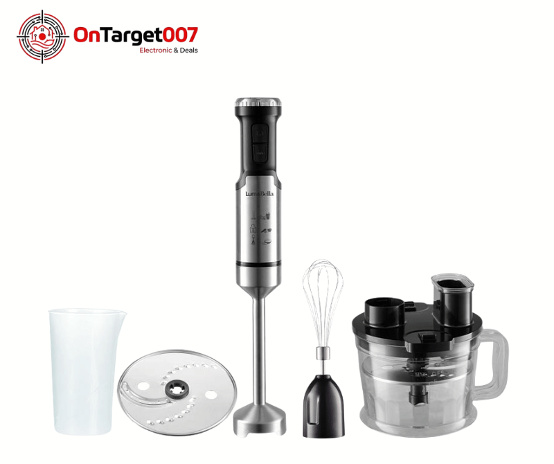 LB-52006 Hand Blender – Electric Stick Blender with Stainless Steel Blades