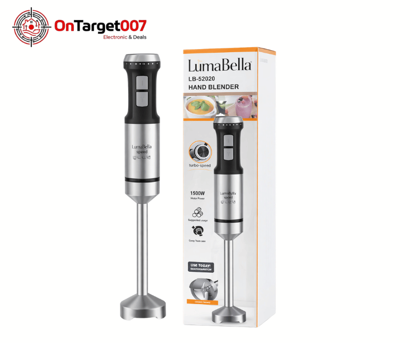 LB-52020 Hand Blender – 1500W, Stainless Steel