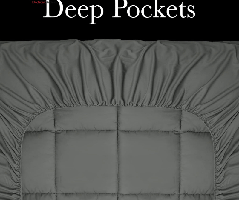 Royal Comfort Bamboo & Charcoal Mattress Topper – 800GSM | King Size