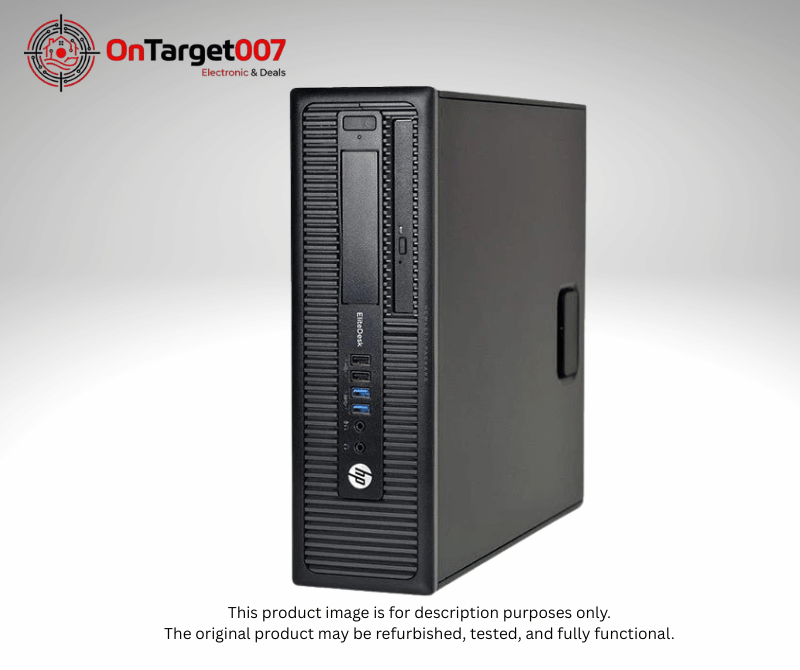 HP EliteDesk 800 G1 SFF Desktop PC – Intel Core i5 4th Gen, 4GB DDR3 RAM, 500GB HDD