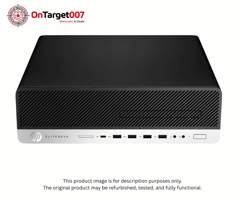 HP EliteDesk 800 G4 SFF Desktop PC – Intel Core i5- 8th Gen, 4GB DDR4 RAM, 500GB HDD