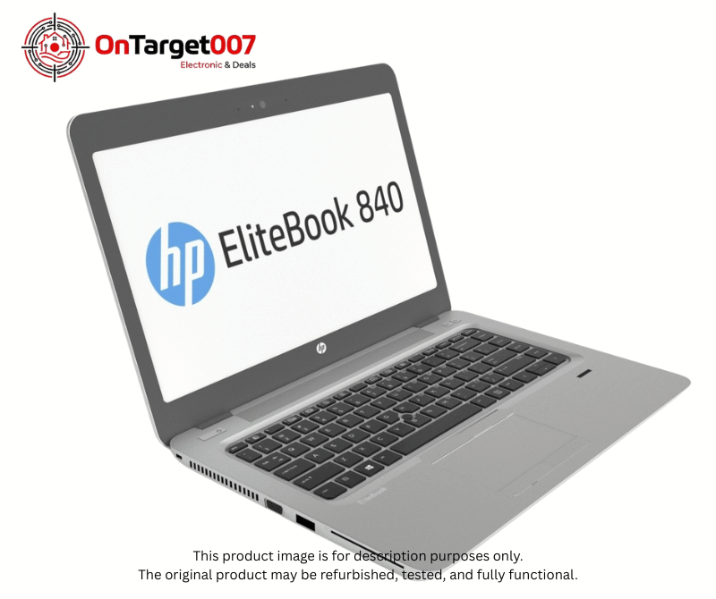 HP EliteBook 840 G3 Laptop – Intel Core i5 6th Gen, 8GB DDR4 RAM, 240GB SSD