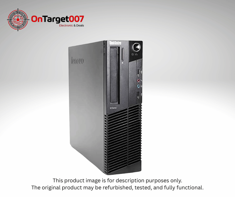 Lenovo ThinkCentre M93p Desktop PC – Intel Core i5 4th Gen, 4GB DDR3 RAM, 500GB HDD