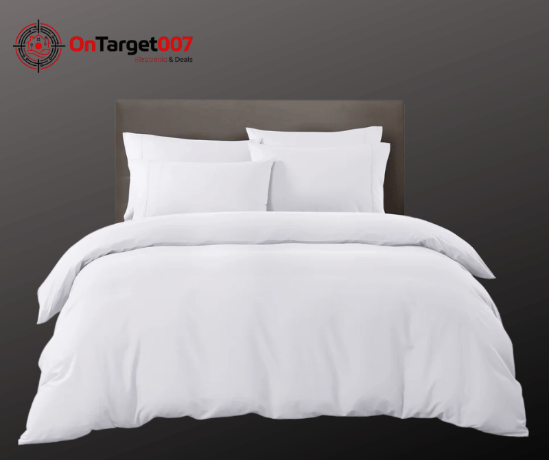 Royal Comforter bamboo blend 6pcs Combo set 2000 TC -Color White