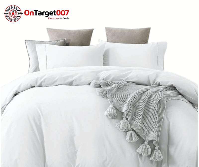 Royal Comfort vintage washed 100% cotton sheet set-Size| Single| King| Queen