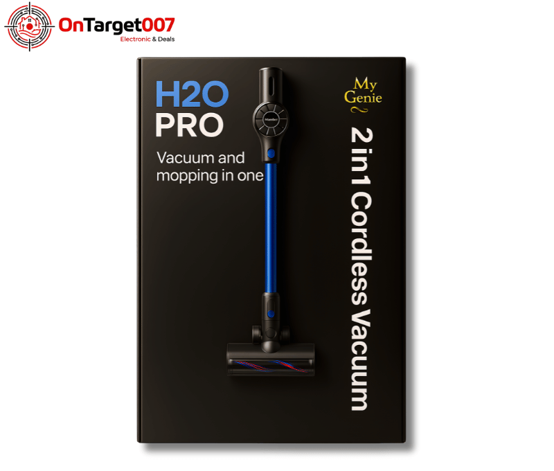 MyGenie 2-in-1 Cordless Vacuum Cleaner H2O Pro – Vacuum & Mop Combo Cleaner (Boxed Unit)