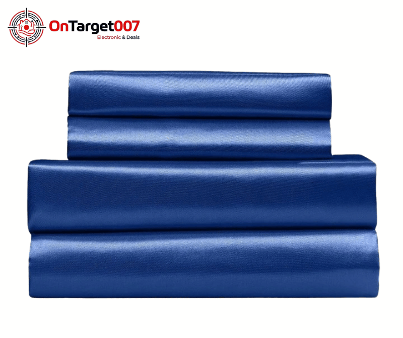 Royal Comfort 4pcs Satin sheet set Queen size 100% Satin polyester-Multicolor