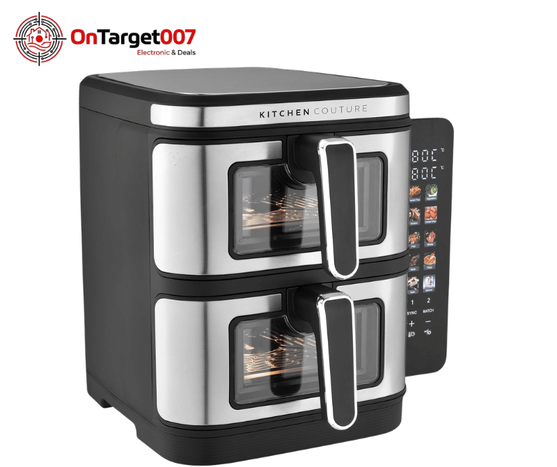 Kitchen Couture 11L dual drawer Air Fryer Oven- Boxed |Unboxed