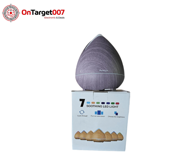 PURE SPA 7 Soothing LED Light Diffuser – Aromatherapy & Relaxation Essential