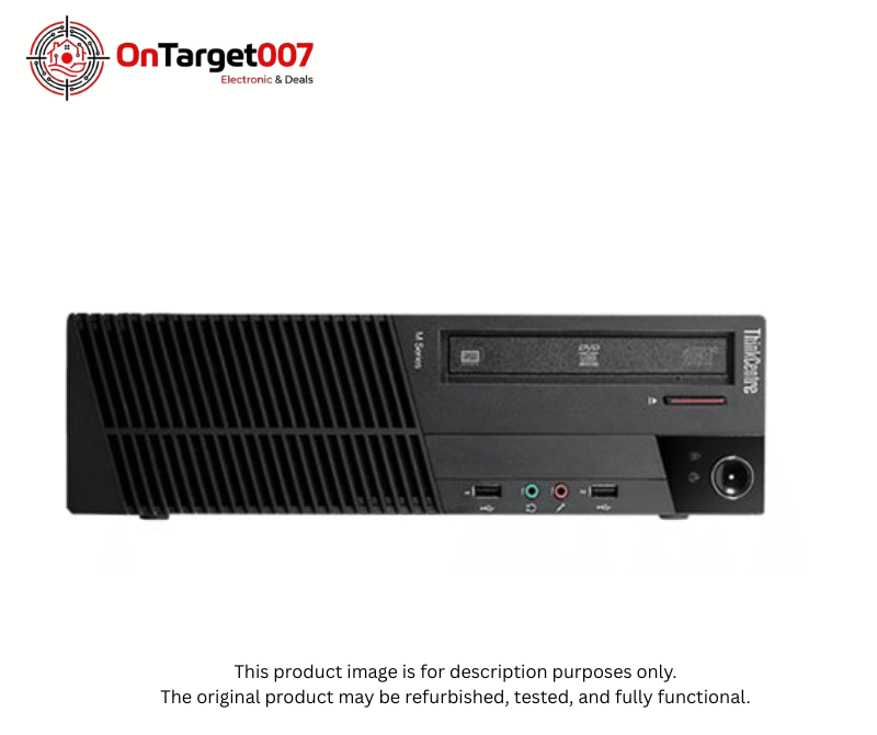 Lenovo ThinkCentre M82p SFF Desktop PC – Intel Core i3 3rd Gen, 4GB DDR3 RAM, 500GB HDD
