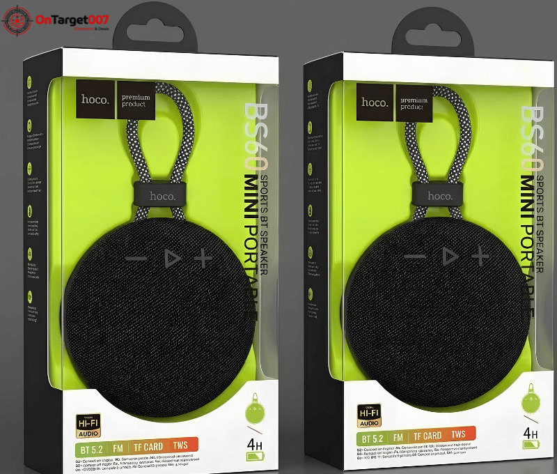 2-Pieces-Deal-HOCO BS60 Sports Bluetooth Mini Portable Speaker