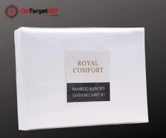 Royal Comfort 1000TC Bamboo Blend Queen Bed Quilt Cover Set